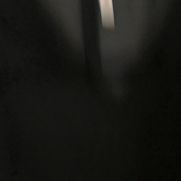 Lucy, size medium, black sheer mesh, crop v neck tank top - Picture 2 of 4